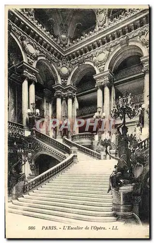 Cartes postales Paris L&#39Escalier de L&#39Opera