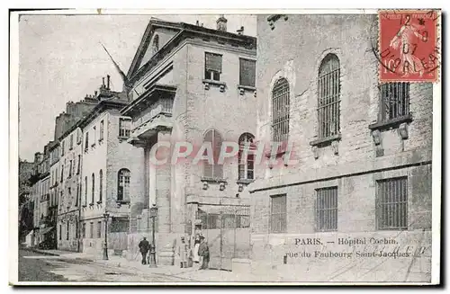 Ansichtskarte AK Paris Hopital Corchin Rue du Faubourg Saint Jacques