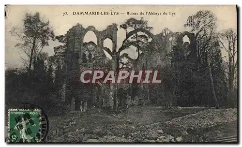 Ansichtskarte AK Dammarie Les Lys Ruines de L&#39Abbaye Du Lys