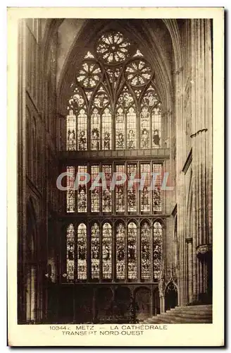 Cartes postales Metz La Cathedrale Transept Nord Ouest