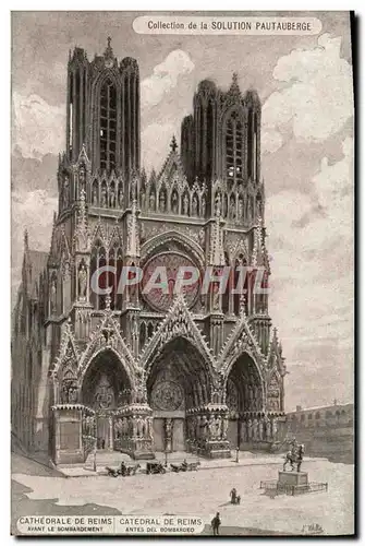 Cartes postales Reims Cathedrale