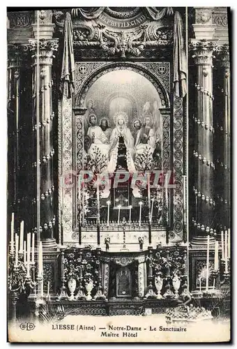 Cartes postales Liesse Notre Dame Le Sanctuaire Maitre autel