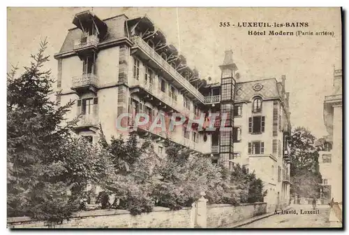 Cartes postales Luxeuil les Bains Hotel Modern