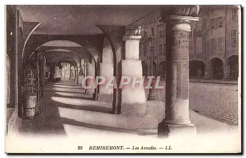 Cartes postales Remiremont Les Arcades