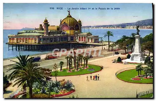 Cartes postales Nice Le Jardin Albert 1er et le Palais de la jetee