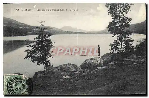 Ansichtskarte AK Dauphine Au Bord du Grand Lac de Laffrey