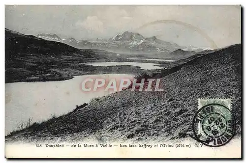 Ansichtskarte AK Dauphine de la Mure a Vizille Les lacs Laffrey et l&#39Obiou