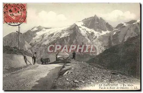 Cartes postales Le Dauphine La Meije Vue de la route de Chaselay