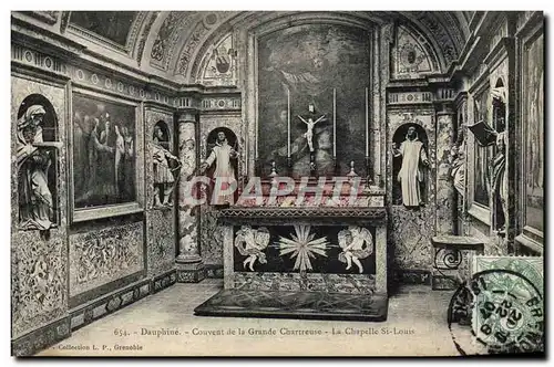 Cartes postales Dauphine Couvent de la Grande Chartreuse La Chapelle St Louis