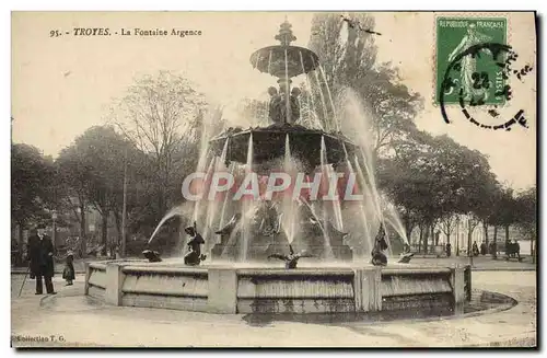 Ansichtskarte AK Troyes La Fontaine Argence