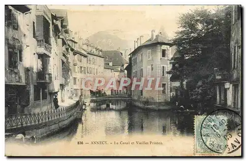 Cartes postales Annecy Le Canal et Vieilles Prisons