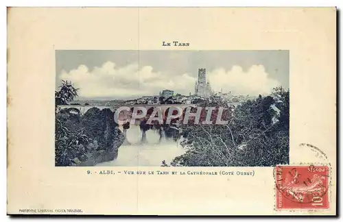 Cartes postales Albi Vue Sur Le Tarn Et La cathedrale