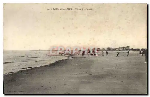 Cartes postales Soulac Sur Mer Peche a la Senne