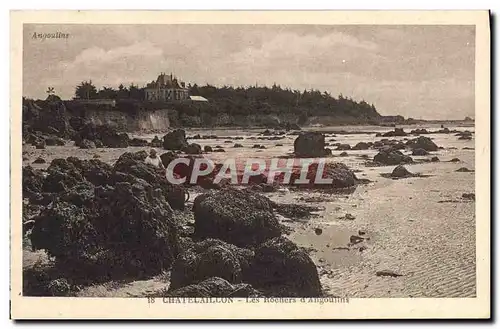 Cartes postales Chatelaillon Les Rochers d&#39Angoulins