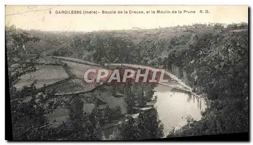 Ansichtskarte AK Gargilesse Boucle de la Creuse et le Moulin de la Prune