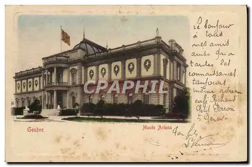 Cartes postales Geneve Musee Ariana