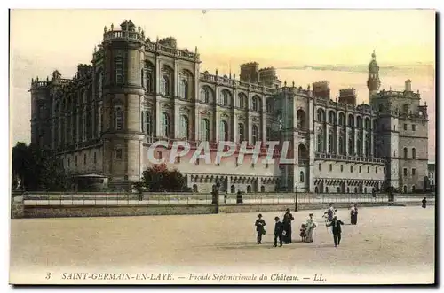 Ansichtskarte AK Saint Germain En Laye Facade Septentrionale du Chateau