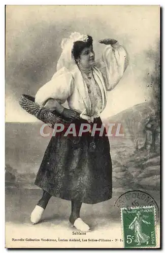 Cartes postales Aux Sables D'Olonne Folklore