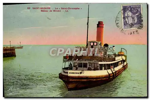 Cartes postales Saint Nazaire Le Saint Christophe Bateau de Mindin