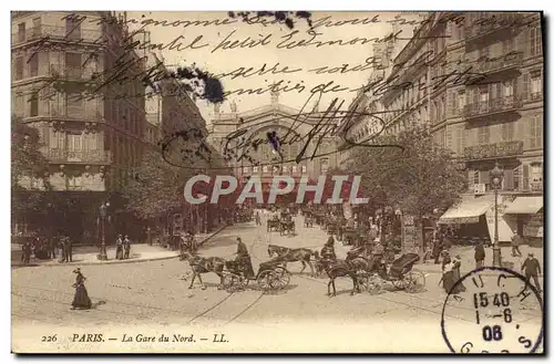 Cartes postales Paris La Gare du Nord