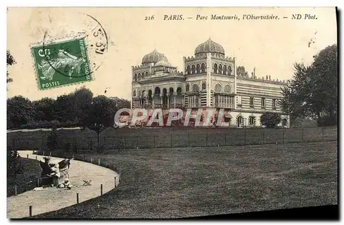 Cartes postales Paris Parc Montsouris L&#39observatoire