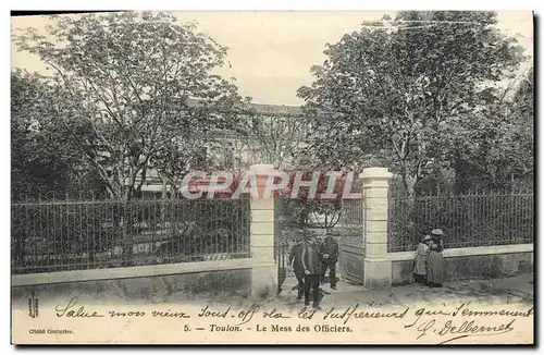 Cartes postales Toulon Le Mess des Officiers Militaria