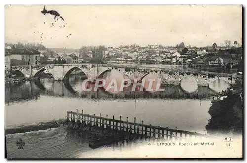 Cartes postales Limoges Pont Saint Martial