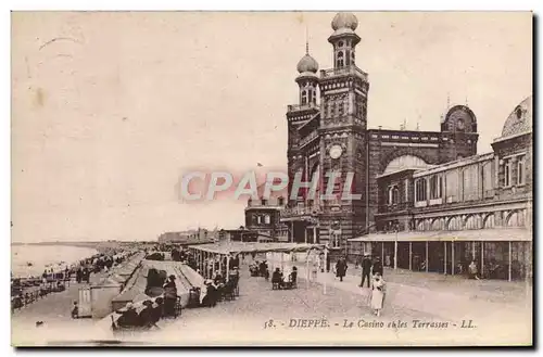 Ansichtskarte AK Dieppe Le Casino et les terrasses