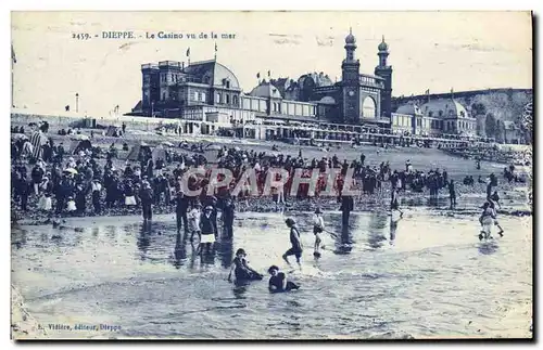 Cartes postales Dieppe Le Casino Vu de la Mer