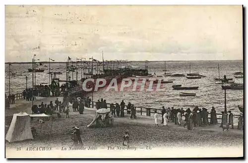 Cartes postales Arcachon La Nouvelle Jetee