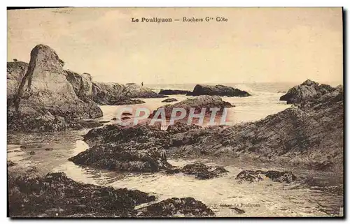 Cartes postales Le Pouliguen Rochers Grande Cote