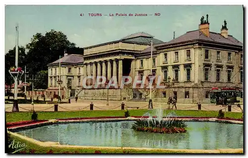 Cartes postales Tours Le Palais de Justice