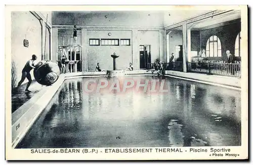 Ansichtskarte AK Salies de Bearn Etablissement Thermal Piscine sportive