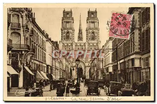 Cartes postales Orleans La rue Jeanne d&#39Arc