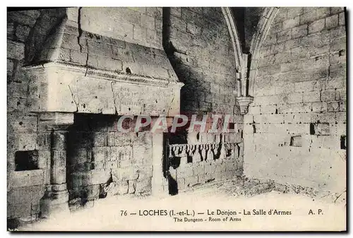 Cartes postales Loches Le Donjon La Salle d&#39Armes