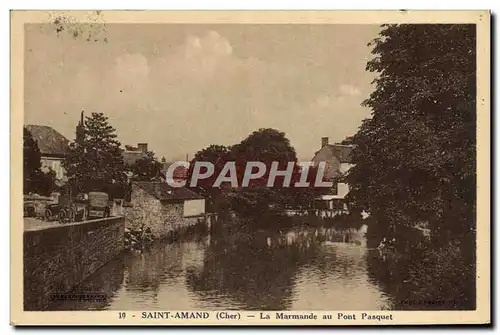 Cartes postales Saint Amand La Marmande au Pont Pasquet