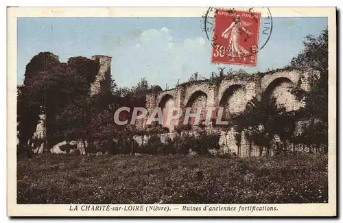 Cartes postales La Charite Sur Loire Ruines d&#39anciennes fortifications