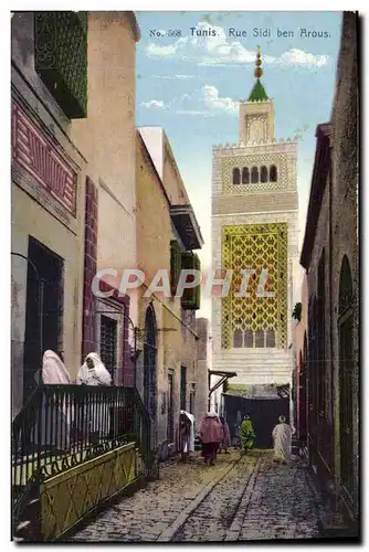 Cartes postales Tunis Rue Sidi Ben Arous