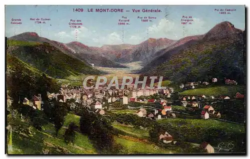 Cartes postales Le Mont Dore Vue generale