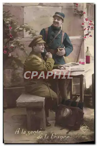 Cartes postales Fantaisie Hommes Soldat Militaria