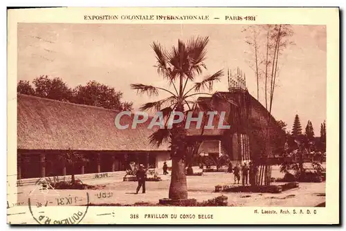 Ansichtskarte AK Exposition Coloniale Internationale Paris 1931 Pavillon du Congo Belge