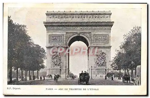 Cartes postales Paris Arc De Triomphe De L&#39Etoile