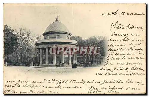 Cartes postales Parc Monceau Paris