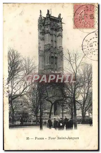 Cartes postales Paris Tour Saint Jacques