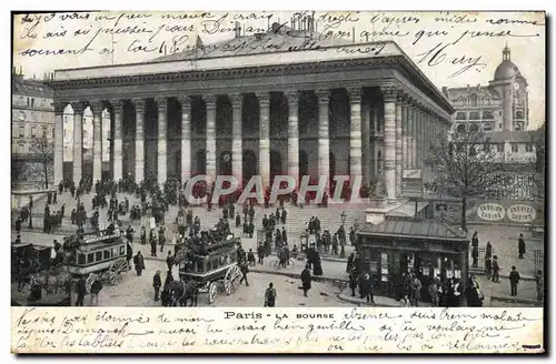 Cartes postales Paris La Bourse