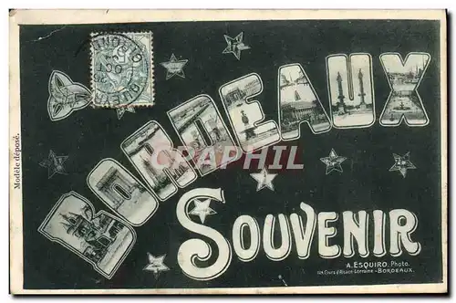 Cartes postales Bordeaux Souvenir