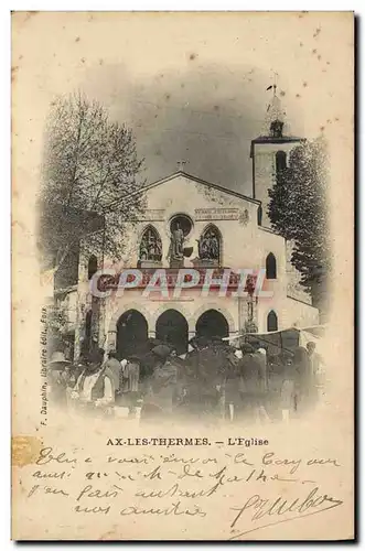 Cartes postales Ax Les Thermes L&#39Eglise