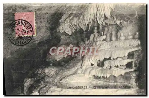 Cartes postales Savonnieres Caves Gouttieres La Cascade