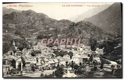 Cartes postales Ax Les Thermes Vue Generale