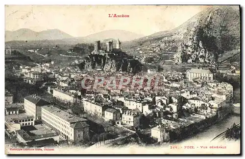 Cartes postales Foix Vue Generale